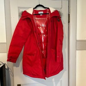 Columbia Omni-Heat Parka Women XL Red